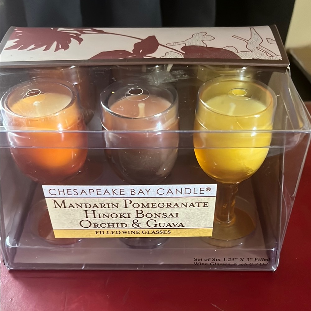 Chesapeake Bay Candle Wine Glass Set